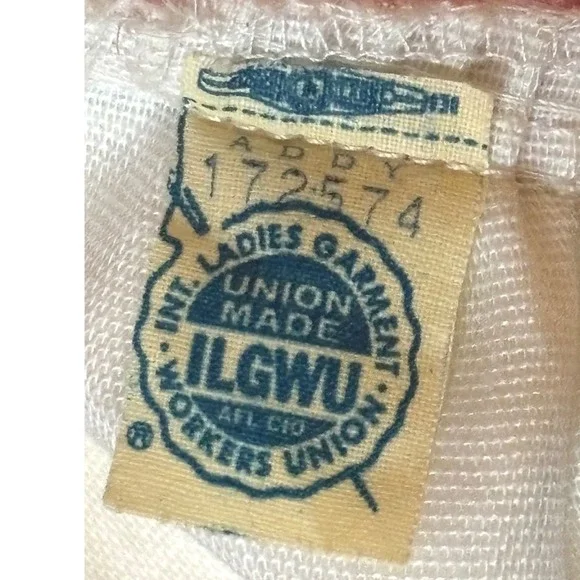 Vintage Embroidered Maxi Dress Pink Satin Bodice 60s Union Made S Mad Men era - Picture 4 of 17